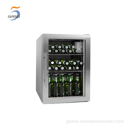 Outdoor Beer Fridge OEM Cold Drink Refrigerator Single Glass Door Refrigerator Supplier